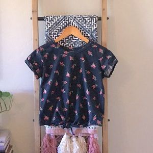 Girls floral top